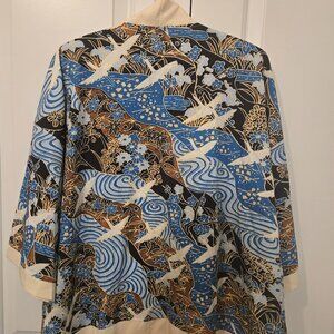 Vintage kimono style blouse size M